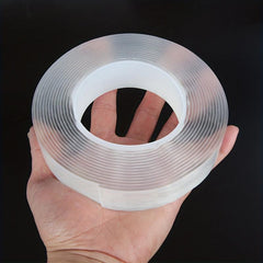 Heavy Duty Double Sided Tape - Adhesive Grip Strip - Transparent
