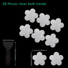 6pcs Transparent Non Slip Stickers Adhesive Anti Slip Stickers