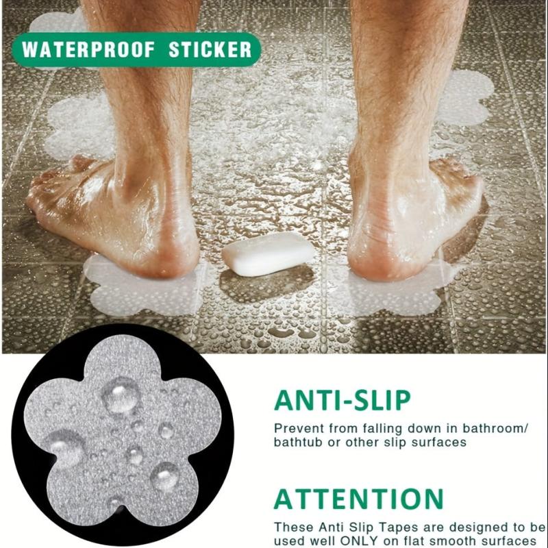 6pcs Transparent Non Slip Stickers Adhesive Anti Slip Stickers