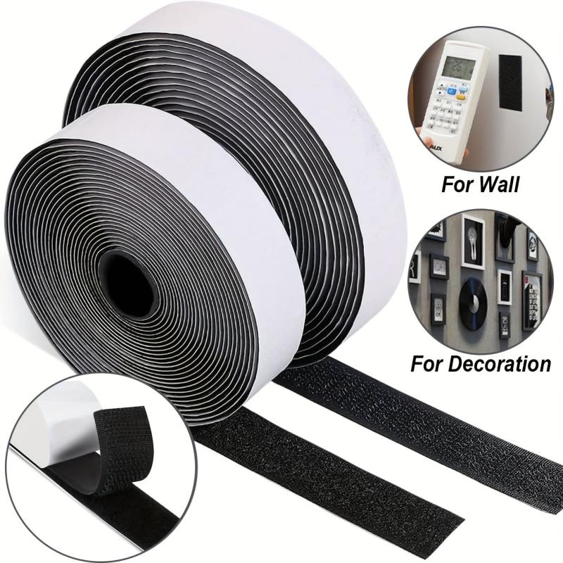 2 Hook And Loop Fastener Tape Self Adhesive Heavy Duty Straps