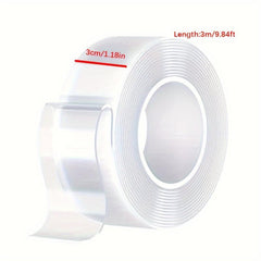 Heavy Duty Double Sided Tape Clear Mounting Adhesive Transparent Strong Tape