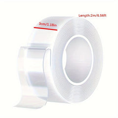 Heavy Duty Double Sided Tape Clear Mounting Adhesive Transparent Strong Tape
