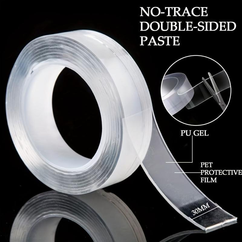 Heavy Duty Double Sided Tape Clear Mounting Adhesive Transparent Strong Tape