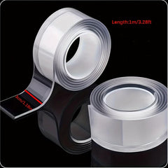 Heavy Duty Double Sided Tape Clear Mounting Adhesive Transparent Strong Tape
