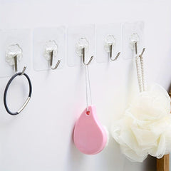Waterproof Sticky Hook for Kitchen Wall - Set of 5 or 10