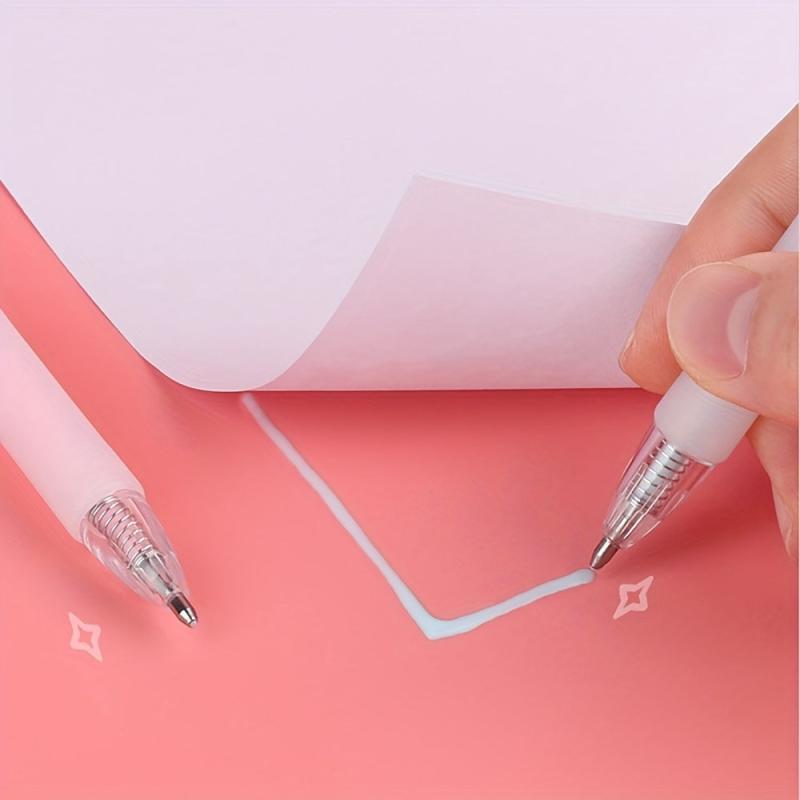 3pcs Quick Dry Glue Pen for DIY Journals & Office Use