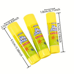 2pcs Solid Glue Stick Office Supplies Data Bag Envelope Adhesive