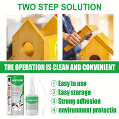 Fast Drying Adhesive Glue Clear Metal Plastic Ceramic Wood
