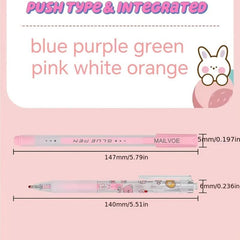 6pcs Creative Glue Pen 1.0mm 6 Colors Strong Glue Stationery Supplies