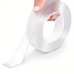 Heavy Duty Double Sided Tape Extra Large Nano Adhesive Mounting Tape Clear