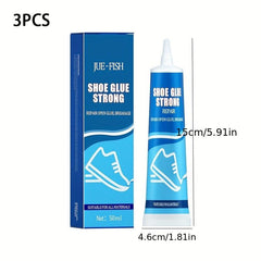 3pcs Shoe Repair Glue Strong Waterproof Sticky Sports Shoe Leather Shoe Glue