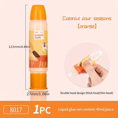 Double Headed Liquid Glue Student Office Supplies