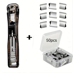 Stainless Steel Binder Pack with 50 Clips
