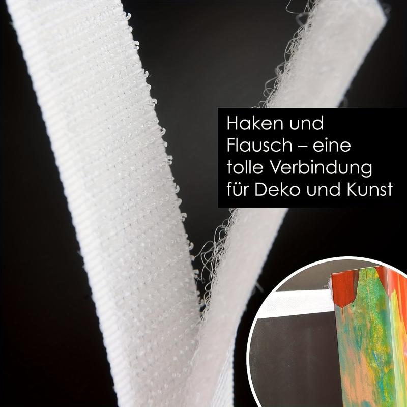Self adhesive Tape Set 10m + 20 Self adhesive Dots Fasteners