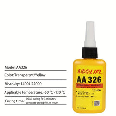 AA326 Special Glue for Magnet and Magnetic Steel High Temp Welding Sound Glue