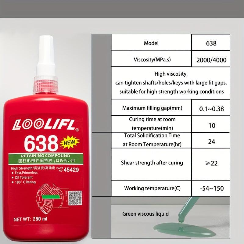 638 Cylindrical Parts Fastening Adhesive Glue High Strength