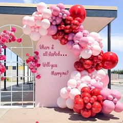 110pcs Double Filled Balloon Garland Latex Balloons Matte Balloon Arch Birthday