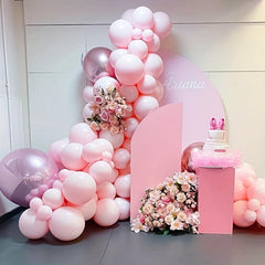 110pcs Double Filled Balloon Garland Latex Balloons Matte Balloon Arch Birthday