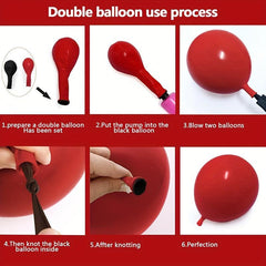 110pcs Double Filled Balloon Garland Latex Balloons Matte Balloon Arch Birthday