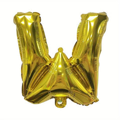 26pcs Golden Letter Balloon Set for Wedding Birthday Party Decoration