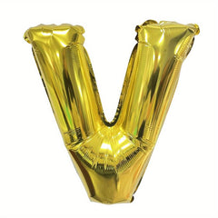 26pcs Golden Letter Balloon Set for Wedding Birthday Party Decoration