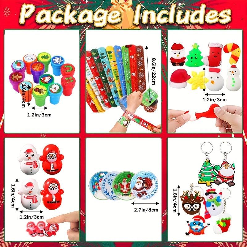 54pcs Christmas Party Favors Toys Kids Stocking Stuffers Goodie Bag Assortm