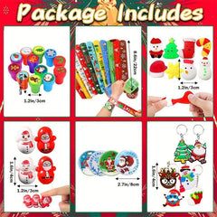 54pcs Christmas Party Favors Toys Kids Stocking Stuffers Goodie Bag Assortm