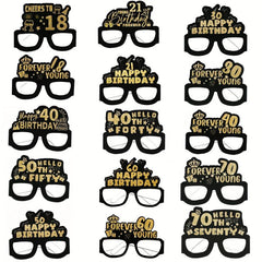 6pc Birthday Party Decoration Photo Props 18-70th Party Supplies