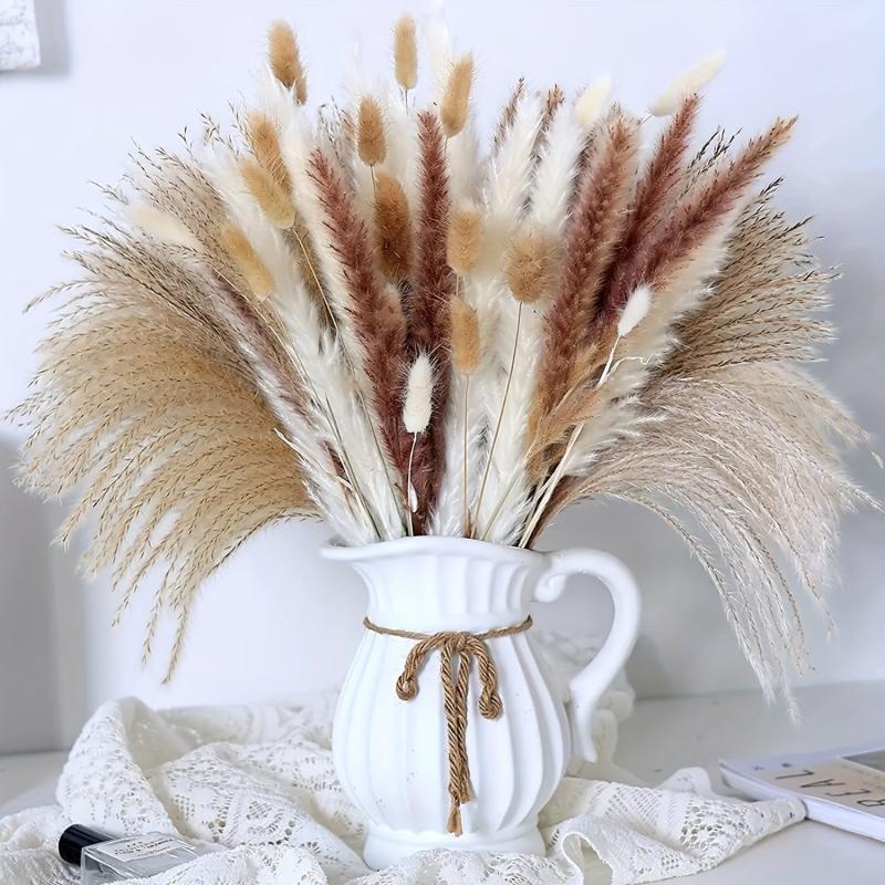 Artificial Dried Flower Reed Rabbit Tail Grass DIY Decor