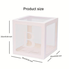 Transparent Balloon Box Birthday Party Wedding Event Decoration