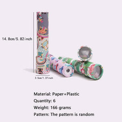 6pcs Rotating Kaleidoscope Magic Children's Birthday Party Toys