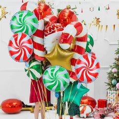 58pcs Christmas Balloon Garland Arch Kit Santa Claus Decoration