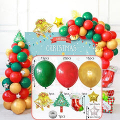 58pcs Christmas Balloon Garland Arch Kit Santa Claus Decoration