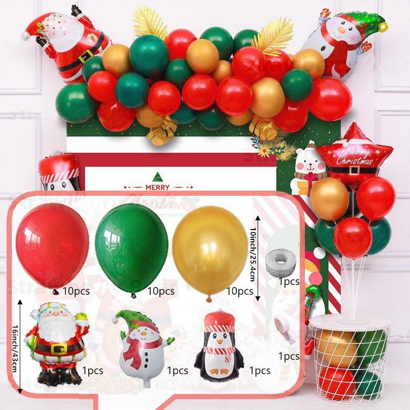 58pcs Christmas Balloon Garland Arch Kit Santa Claus Decoration