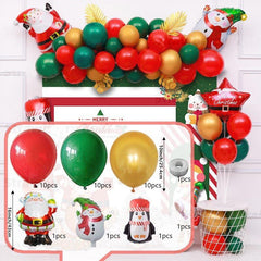 58pcs Christmas Balloon Garland Arch Kit Santa Claus Decoration