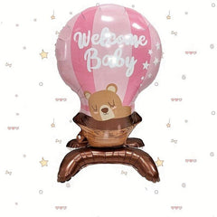 Pink Baby Bear Balloon for Baby Shower Birthday Party Decoration