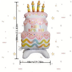 Pink Baby Bear Balloon for Baby Shower Birthday Party Decoration