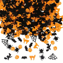 15g Halloween Confetti Party Table Scatter Pumpkin Spider Webs Witches Glitter