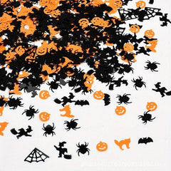 15g Halloween Confetti Party Table Scatter Pumpkin Spider Webs Witches Glitter
