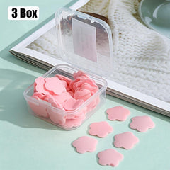 Mini Petal Soap Paper 3-Pack Portable Hand Washing Supplies Camping Travel