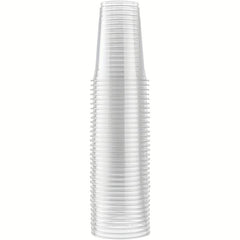 48pcs 19oz Clear Plastic Disposable Party Cups for Events in Various Sizes