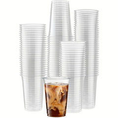 48pcs 19oz Clear Plastic Disposable Party Cups for Events in Various Sizes