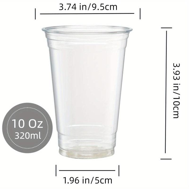 48pcs 19oz Clear Plastic Disposable Party Cups for Events in Various Sizes