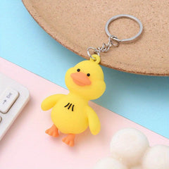 Raincoat Duck Duck Keychain Pendant Little Duck Bag Ornament
