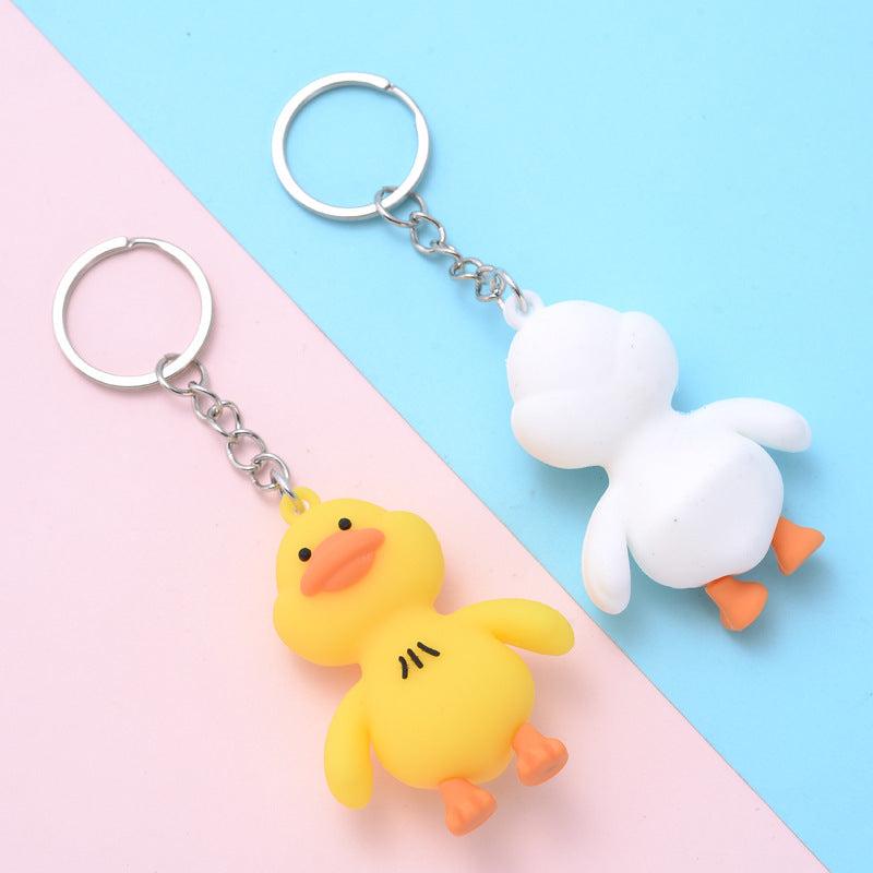 Raincoat Duck Duck Keychain Pendant Little Duck Bag Ornament