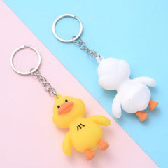 Raincoat Duck Duck Keychain Pendant Little Duck Bag Ornament