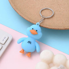 Raincoat Duck Duck Keychain Pendant Little Duck Bag Ornament
