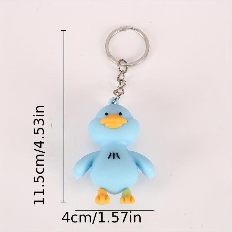 Raincoat Duck Duck Keychain Pendant Little Duck Bag Ornament