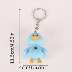 Raincoat Duck Duck Keychain Pendant Little Duck Bag Ornament