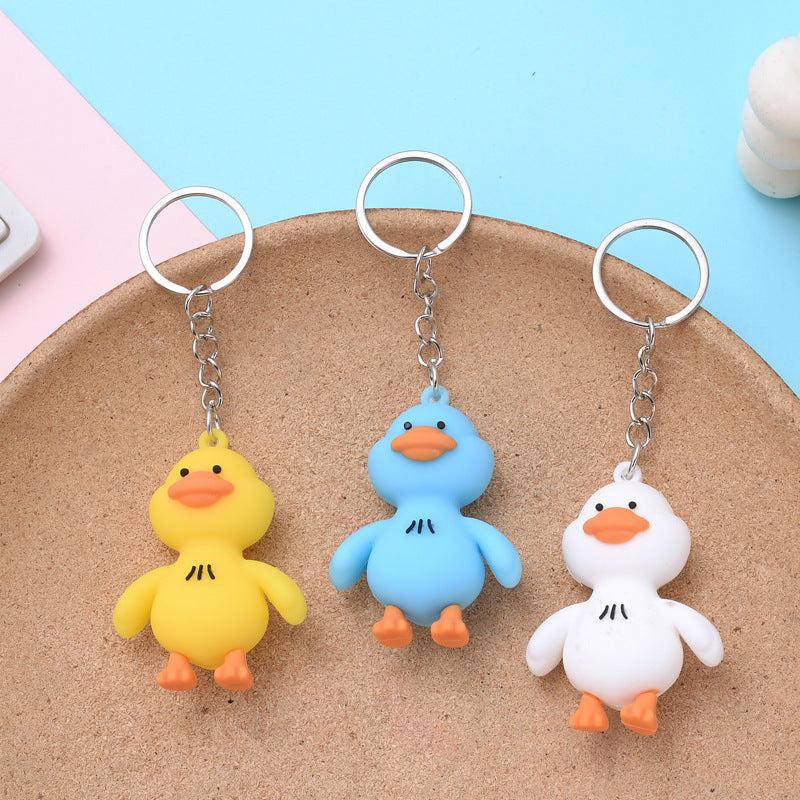 Raincoat Duck Duck Keychain Pendant Little Duck Bag Ornament